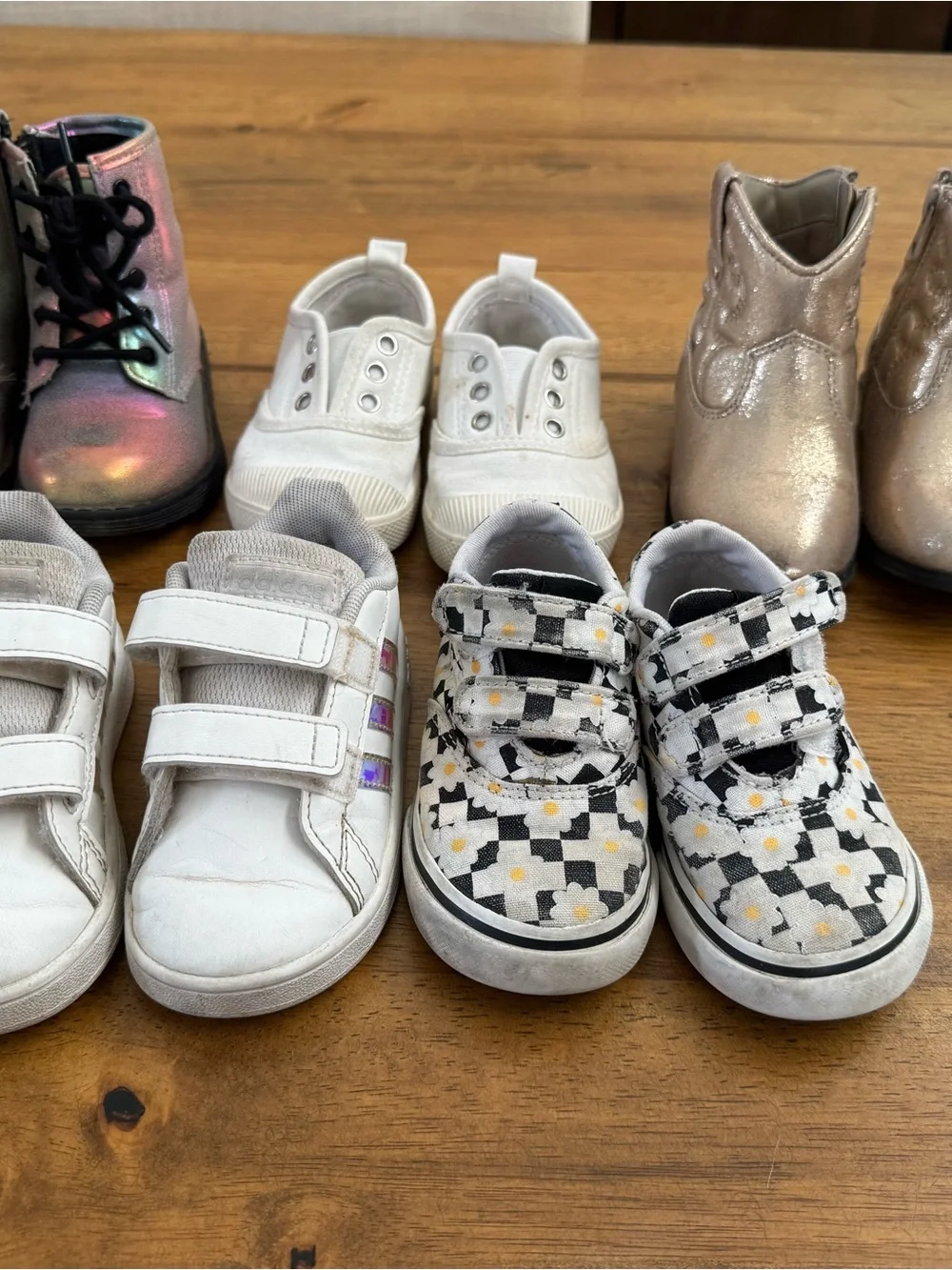 5 Pairs Toddler Girl Shoe Bundle Size 6